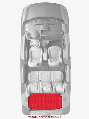 ЭВА коврики «Queen Lux» багажник для FIAT Palio (Mark I)